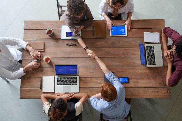 Workshop-Teilnehmer in einer Schulung